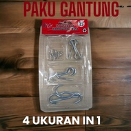 PAKU SKRUP GANTUNG TANDA TANYA SET PANDA 4 UKURAN MURAH
