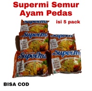 ISI 5 10 20 PCS SUPERMIE RASA SEMUR AYAM PEDAS