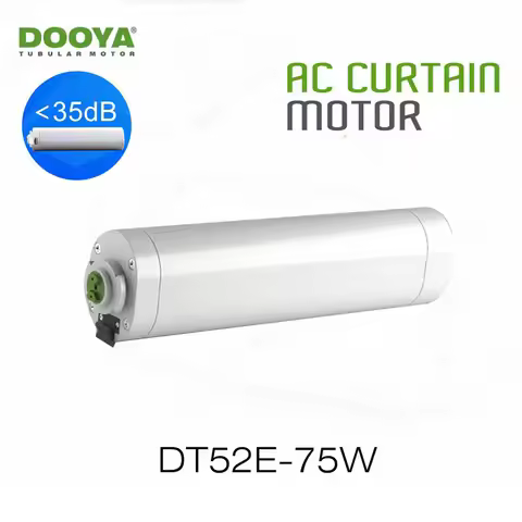 Dooya Electric Curtain Motor DT52E 75W Open/Close Motor RF433 Remote Control Smart Home Automation,P