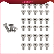 [Lohobby] 10pcs M3 Polished Titanium  screw Hex Allen Socket  Screws, M3 x 6mm, M3 x 8mm, M3 x 10mm,