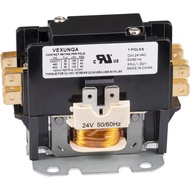 1 Tiang 30 Amp 24 VAC Gegelung Penyentuh AC 1P 30A 24V 50/60Hz Penggantian Penyentuh Motor AC untuk 