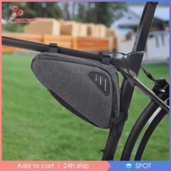 [Prettyia1] Bike Bag Shopping Storage Bag Traveling Commuting Bike Frame Bag Accessories