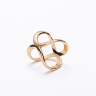 LUCY Fashion Scarf, creative gold plated silk scarf buckle, multi buckle shawl buckle, scarf buckle