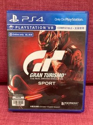 PS4 Playstation VR Gran Turismo The real driving simulator Sport