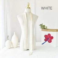 Silk Scarf Panjang 2M Syal Satin Polos/Scarf Leher Syal Wanita Neck Scarf Syal Selendang Panjang Ban