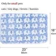 1 Pack 3 Colors 23" x 15.5" Small Blanket Soft Warm Fleece Throw Blanket Pet Kitten Blanket Fleece P