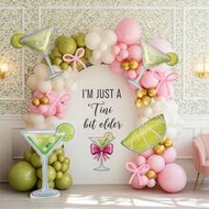 The Lemon Martini Balloon Arch Set Is Perfect For Decorating (Martini Glass Themed Parties). It Cont