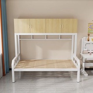 小戶型 鐵藝高架床櫃  上櫃下床  榻榻米設計 loft bed 衣櫃床  書枱衣櫃一體床 高架床 上床下書枱 多功能床架 床 兒童床 3尺床 single bed  包送貨free delivery