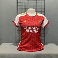 เสือหญิง Arsenal 2023/24 ชุดกีฬาราคาถูกเหนือผ้า polyester ( เสื้อผู้หญิง )
