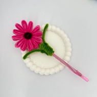 MATAHARI Feather Wire Ballpoint Pen_Fur Wire Decorative Pen_Colorful Feather Wire Pen with Sunflower