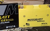 Aki motor Motobatt MTX7A alternatif YUASA YTX9 Ninja 250R Karbu , Piaggio Zip Honsyung 125