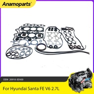 Engine Parts Full Gasket Seals Rebuilding Set Fit 2.7 L For Hyundai Santa FE V6 24V 2.7L 2656 cc 189