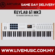 *SAME DAY DELIVERY* Arturia KeyLab 61 MkIII Keyboard Controller - White / Black / Orange (Keylab61 K