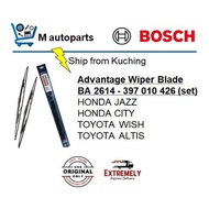 [EM] Jazz Wiper Size 26" & 14" Inch (1 Pair) - Bosch Advantage BA2614 Wiper