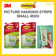 [3M] Command Picture Hanging Strips Small – White – 450g Capacity – 16pcs (8 Pairs)