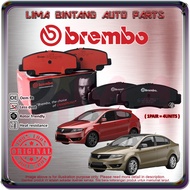 Proton Preve , Suprima S Front / Rear Brake Pads , Disc Brake Pad Brembo Ceramic NAO *Original*