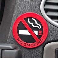 Stickers No Smoking Logo Emblems, No Smoking Stickers, Embossed Car Stickers