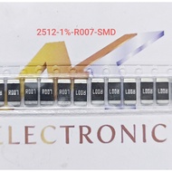 (Combo of 10) SMD resistor 2512 R007 - 0.007R 2W error 1%