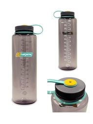 全新美國造Nalgene水樽水瓶1500ml 48oz Wide Mouth Sustain Silo Bottle (Aubergine)*環保新材料製造*