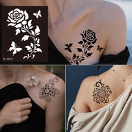 Zhengxiang PET Hannah tattoo Sticker Hollow tattoo Template India henna Hand-Painted henna tattoo