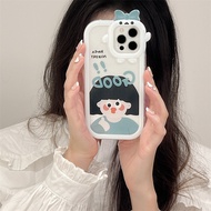 💕เคสลายการ์ตูน💕สาวๆ เคสไอโฟน11 เคสโทรศัพท์มือถือ for iPhone 11 13 12 14 15 Pro Max Xs Max XR 6 7 8 Plus SE ลายการ์ตูนมอนสเตอร์ เคสเคลือบนิ่ม สําหรับไอโฟน