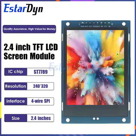 Estardyn 2.4 inch TFT LCD screen ST7789 small screen 240*320 module LCD monitor SPI color screen
