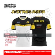 New ONIC JERSEY S8/JERSEY ONIC Esports/JERSEY GAMERS GAMING CUSTOM JERSEY ONIC T-Shirt