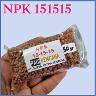 PUPUK NPK 15-15-15MERAH PAKET HEMAT 50gram