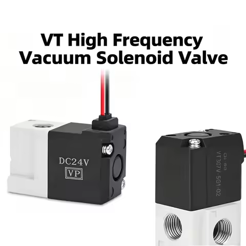 3 way pneumatic High frequency solenoid valve vacuum valve1/8 1/4 thread 12V 24V 220V VT307/VT307V