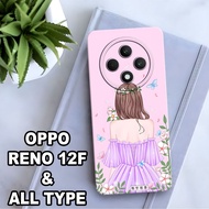 HP AC51/Softcase Procamera Latest Oppo Reno 12f 2024 Procamera Full Rubber Material Girl Motif TPU S