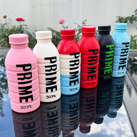 15CM Anti-stress Squishy Vent Prime Drink Bottle Slow Rebound PU Foaming Pinch Happy Angry Relief De