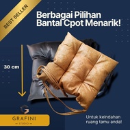 Floor Seat Cushion / Multipurpose Chair Seat Cushion Size 30x30 cm II graffiti_studio