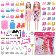 Female Princess Children's Toy Clothes Skirt Doll Birthday Gift Female bjd Toy Bameng Doll Set