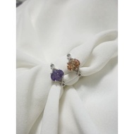 S925 Adjustable Gemstone Rings