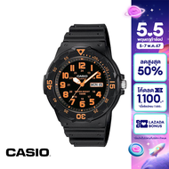 CASIO นาฬิกาข้อมือ CASIO รุ่น MRW-200H-4BVDF วัสดุเรซิ่น สีส้ม