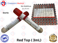 Crosspoint Blood Collection Vacutainer Tubes (Plain Edta Sodium Heparin)
