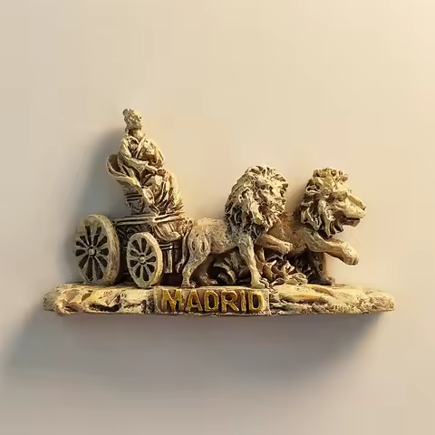 Spain，Madrid，Plaza de Cibeles ，3D Stereoscopic，Tourism Souvenirs，Resin painting，Decoration home，Refr