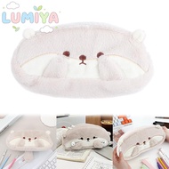 LUMIYA0 Pen Bag, Plush Otter Penguin Pencil , High Quality Large Capacity Stationery Organizer Schoo