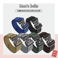 *READY STOCK AT MALAYSIA*Retro Cobra Buckle Tactical Belt Men Multifunctional Workwear Outdoor Canva
