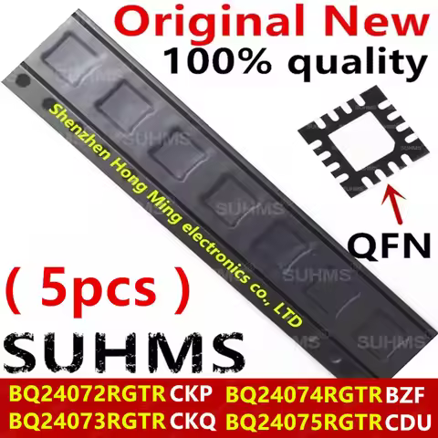 (5piece)100% New BQ24072RGTR BQ24072 CKP BQ24073RGTR BQ24073 CKQ BQ24074RGTR BQ24074 BZF BQ24075RGTR