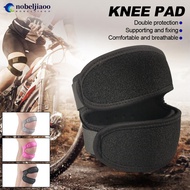 NOBELJIAOO 1Pc Kneepad Double Patellar Knee Patella Tendon Support Strap Brace Pad Basketball Sports