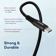 Prolink [ 100W | 5A | 2-meter | E-mark Chip ] USB-C-C PD Fast Charging Cable Nylon Braided