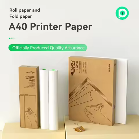 Peripage A4 Thermal Paper High Quality A4 Rolled Paper Folding Paper Quick-drying For Thermal Printe