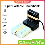 [SG] Magnetic Power Bank Wireless Charger 10000mAh Portable Charger 22.5W Fast Charging Built in Cab
