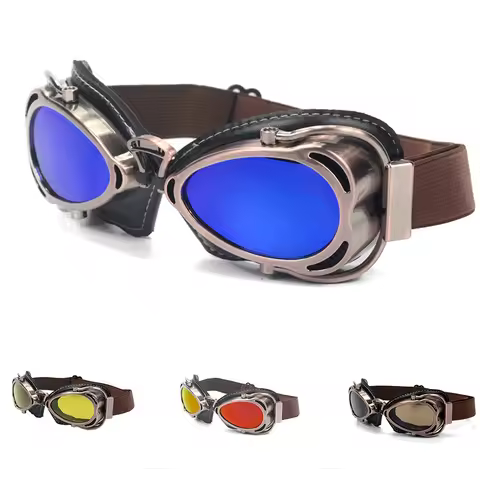 Mooreaxe Motorcycle Sunglasses for Harley Chopper Cruiser Scooter Bob Bike Riding Racing Goggles Pil