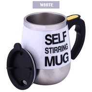 Large Capacity 450ml Self Stirring Mug Durable Electric Auto Mixing Stainless Steel Cup Milk Hot Cho