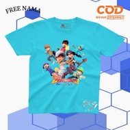 (FREE Name) BOBOIBOY GALAXY Children's Top T-Shirt PREMIUM COTTON Material