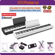 Roland FP-30X Black 88 Keys Digital Piano with stand / keyboard only package