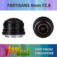 7Artisans 4mm F/2.8 Circular Fisheye Manual Focus Lens
