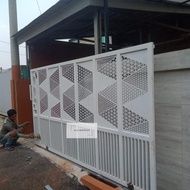 pagar laser cutting minimalis